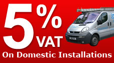 5% VAT on domestic installations